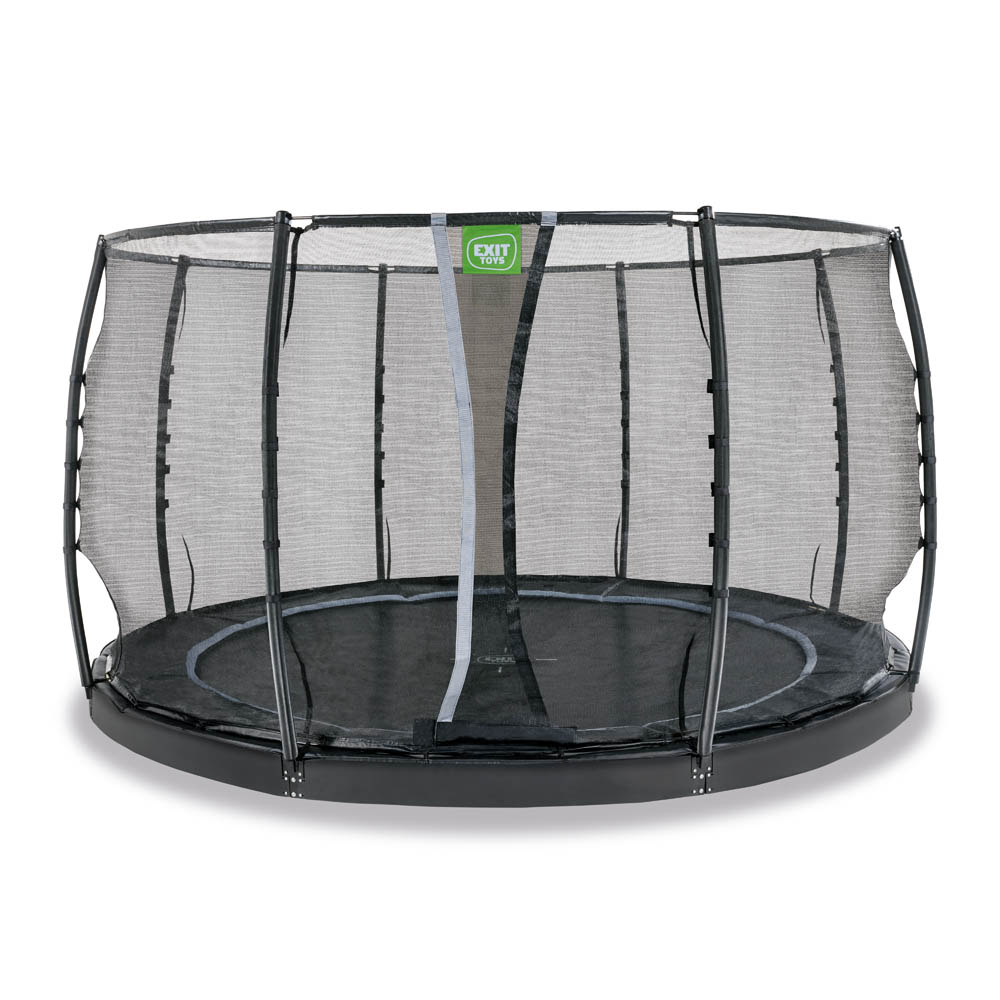 Exit Dynamic - Groundlevel trampoline - Zwart - 366 cm