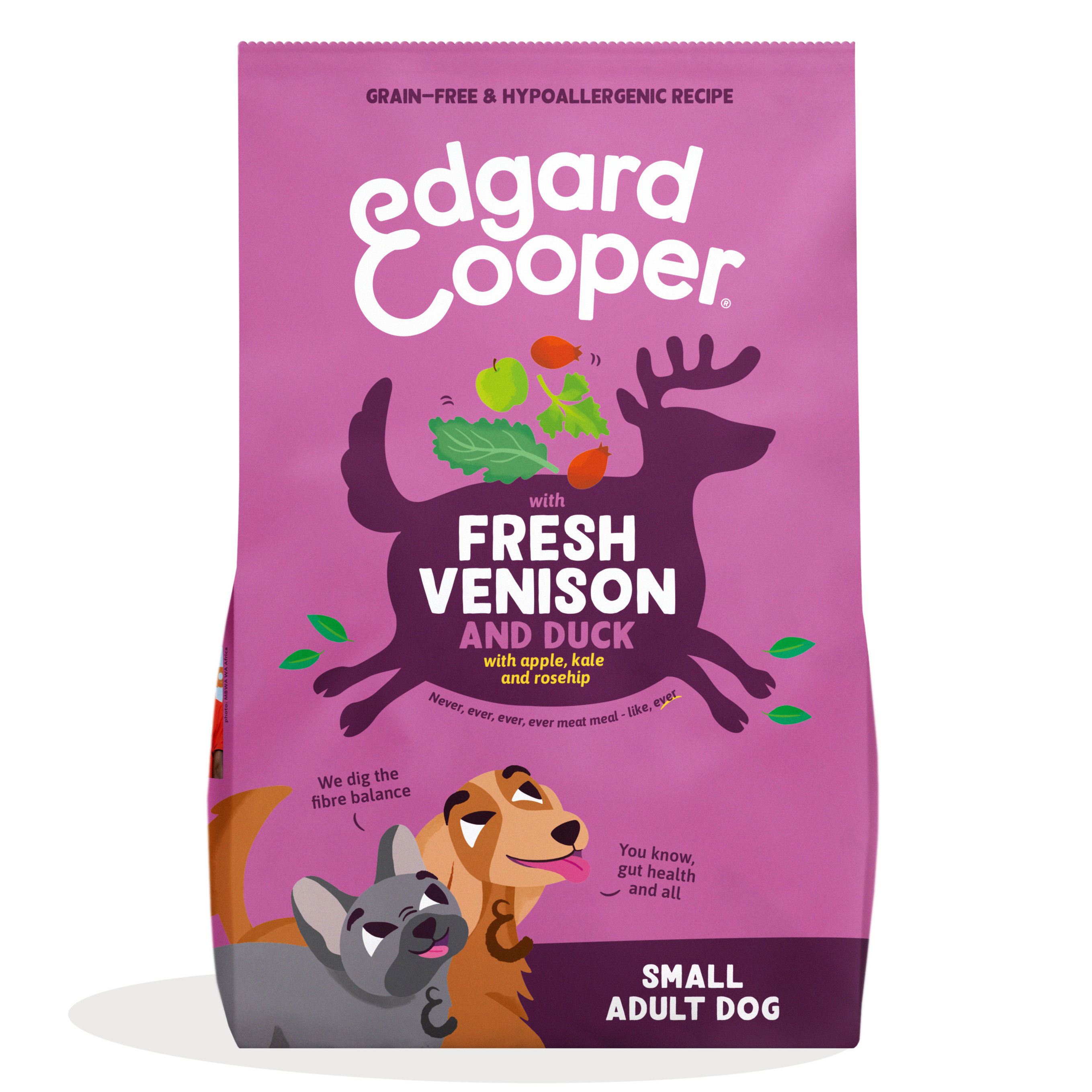 Edgard & Cooper Adult Small - Hondenvoer - 3 Kilogram - Hert