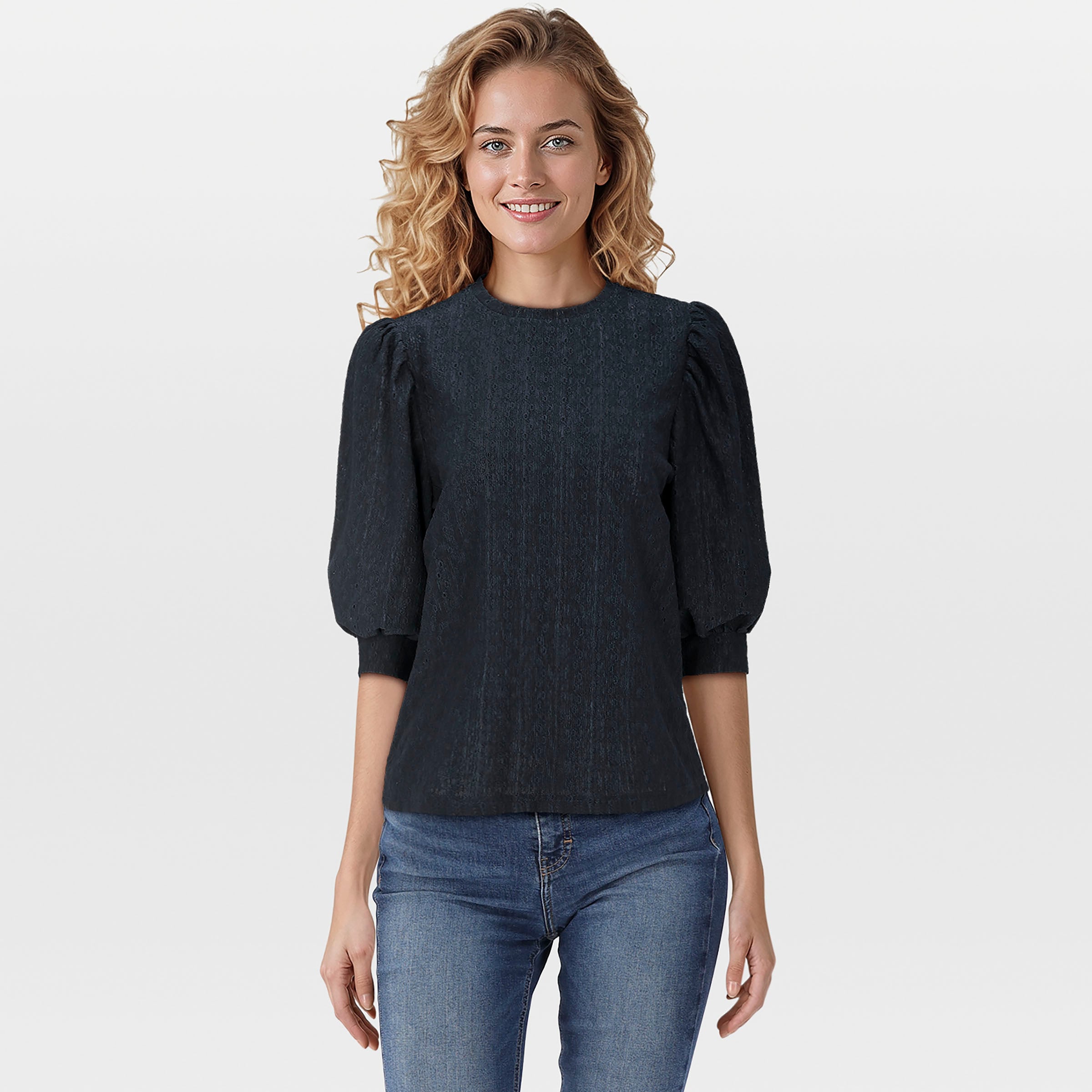 Veleste Zay - T-shirt - Donkerblauw - 46 Veleste Zay - T-shirt - Donkerblauw - 46