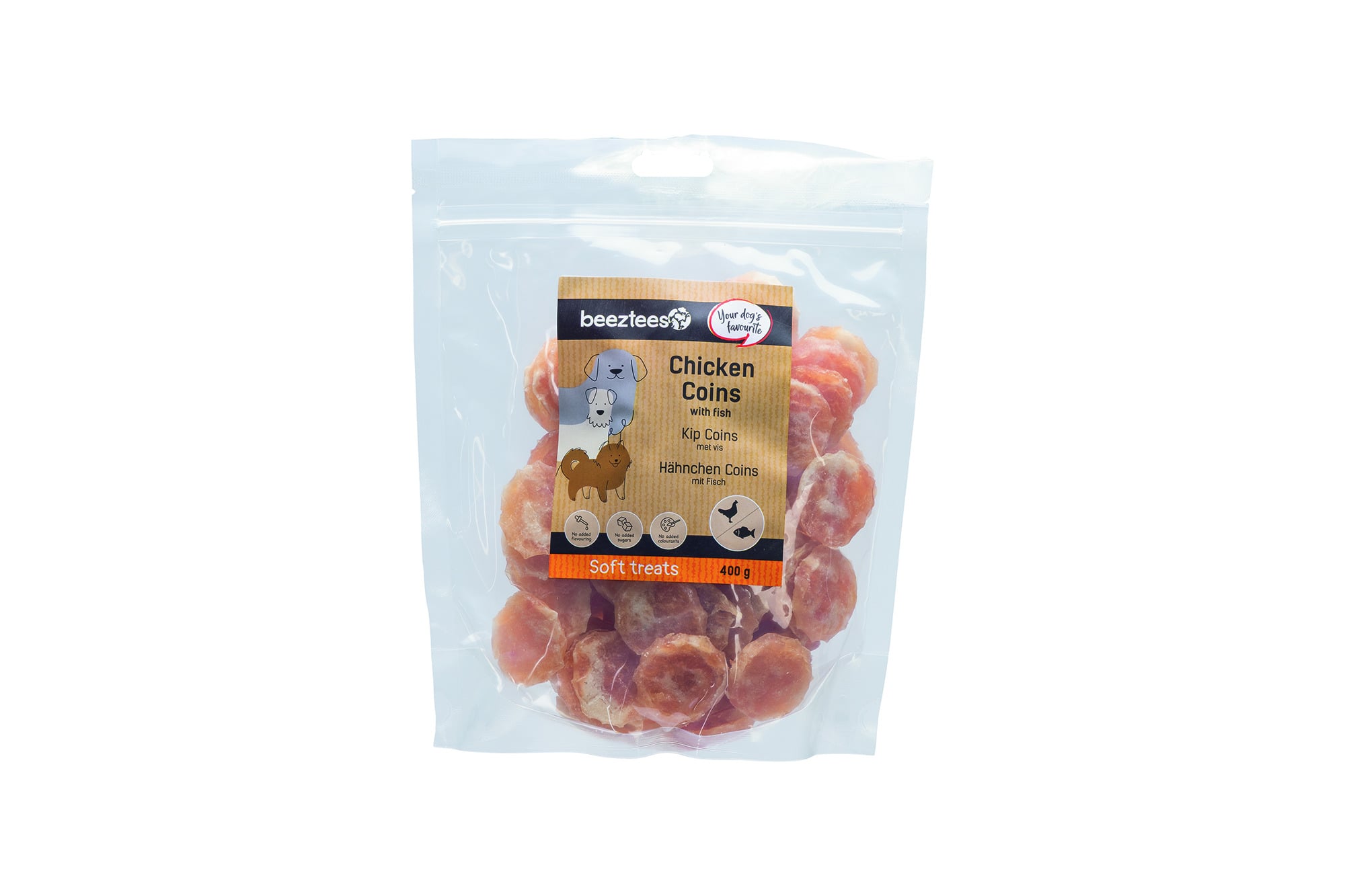 Beeztees Coins - Hondensnack - 400 Gram - vis