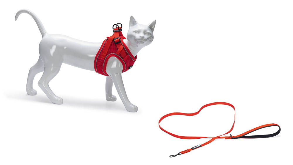 Beeztees Parinca - Kattentuigje - Rood - S-M