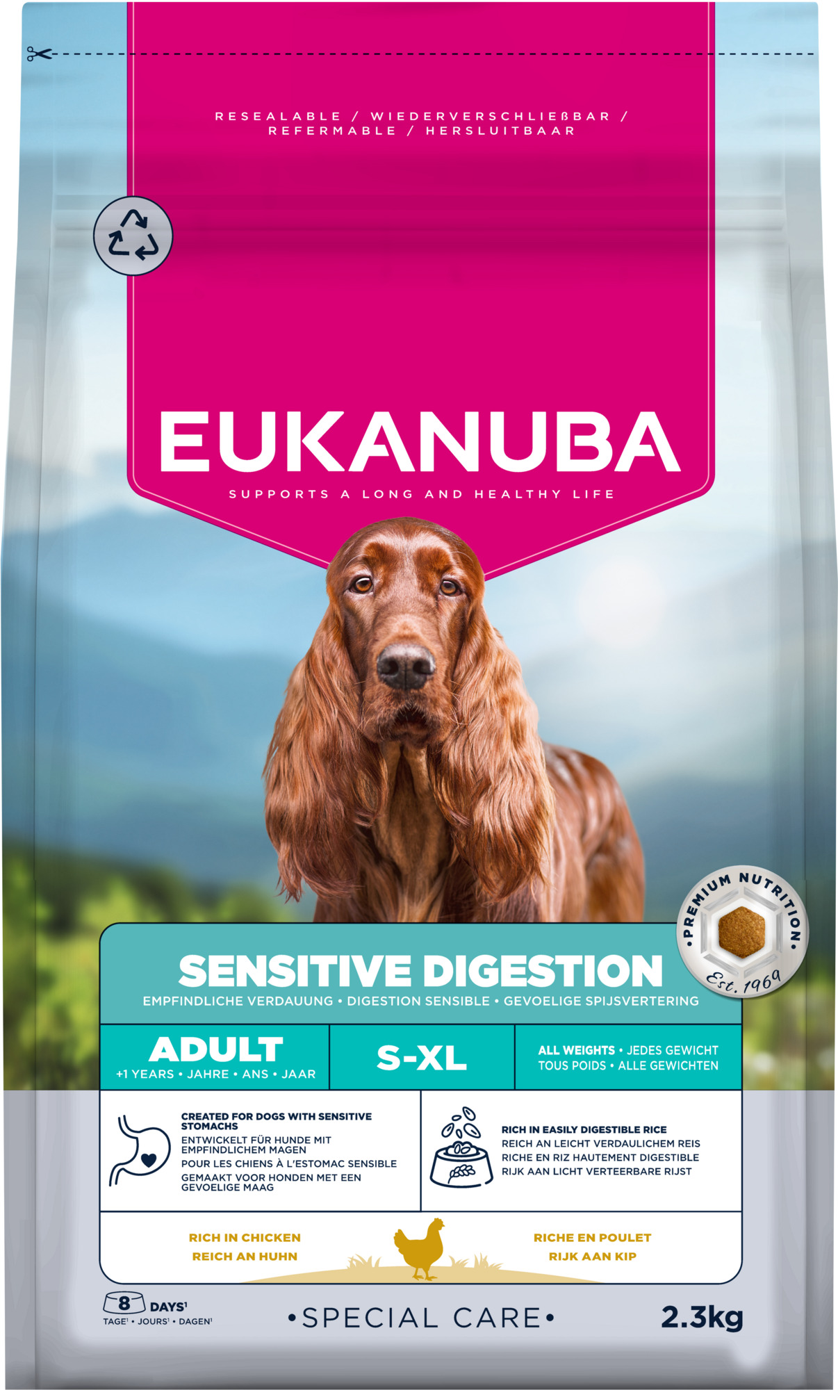 Eukanuba Special Care Sensitive Digestion Adult - Hondenvoer - 2.3 Kilogram Eukanuba Special Care Sensitive Digestion Adult - Hondenvoer - 2.3 Kilogram