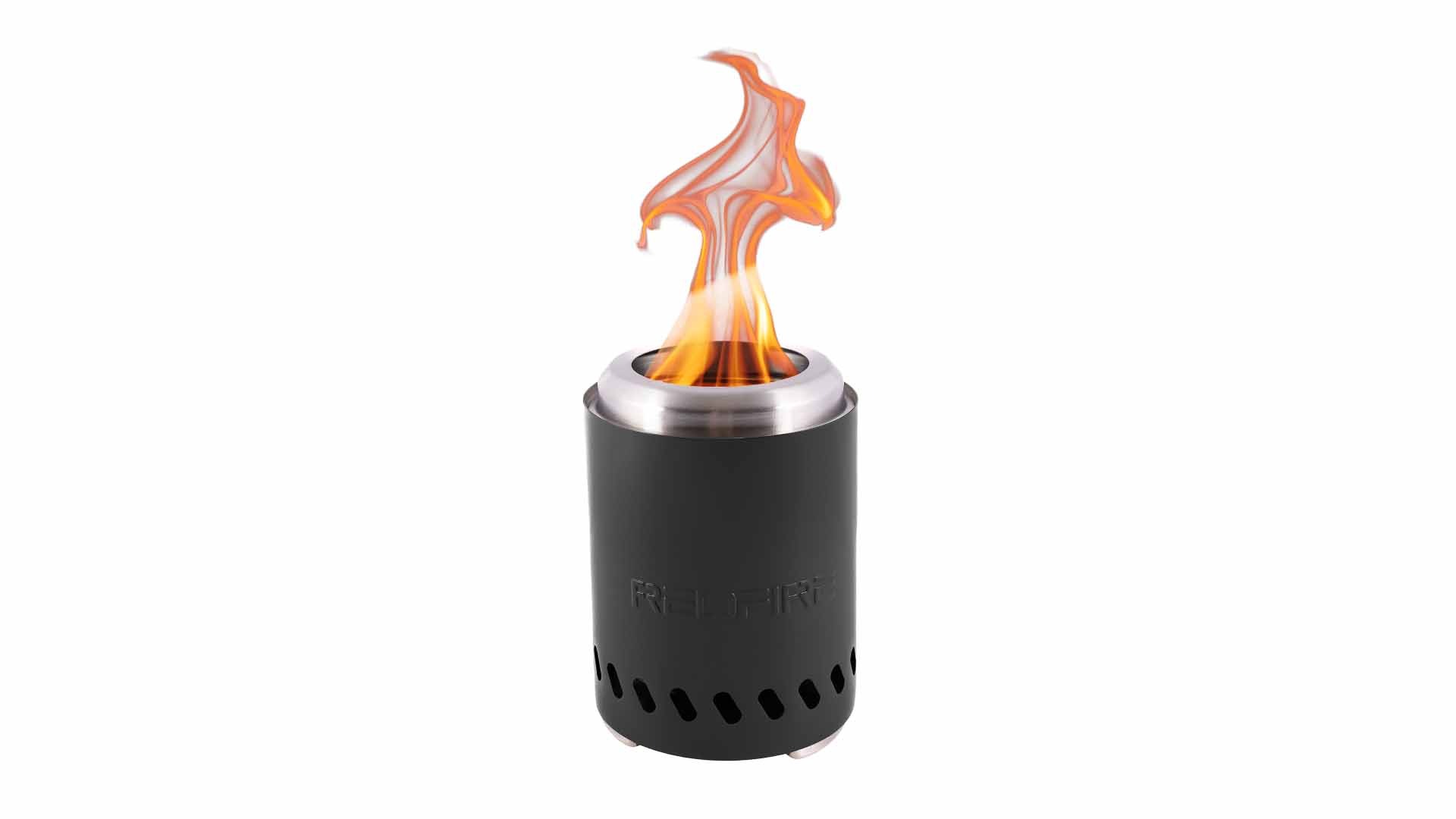 RedFire Volcano Pellet - Tafelhaard S - Rond - Zwart - Rvs - 14 cm - S
