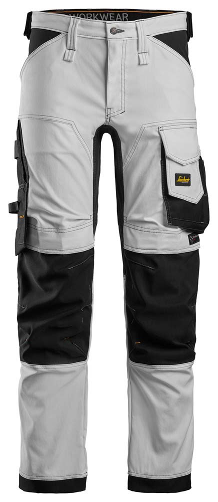 Snickers AllroundWork 6341 - Werkbroek - Wit - 50 - 82