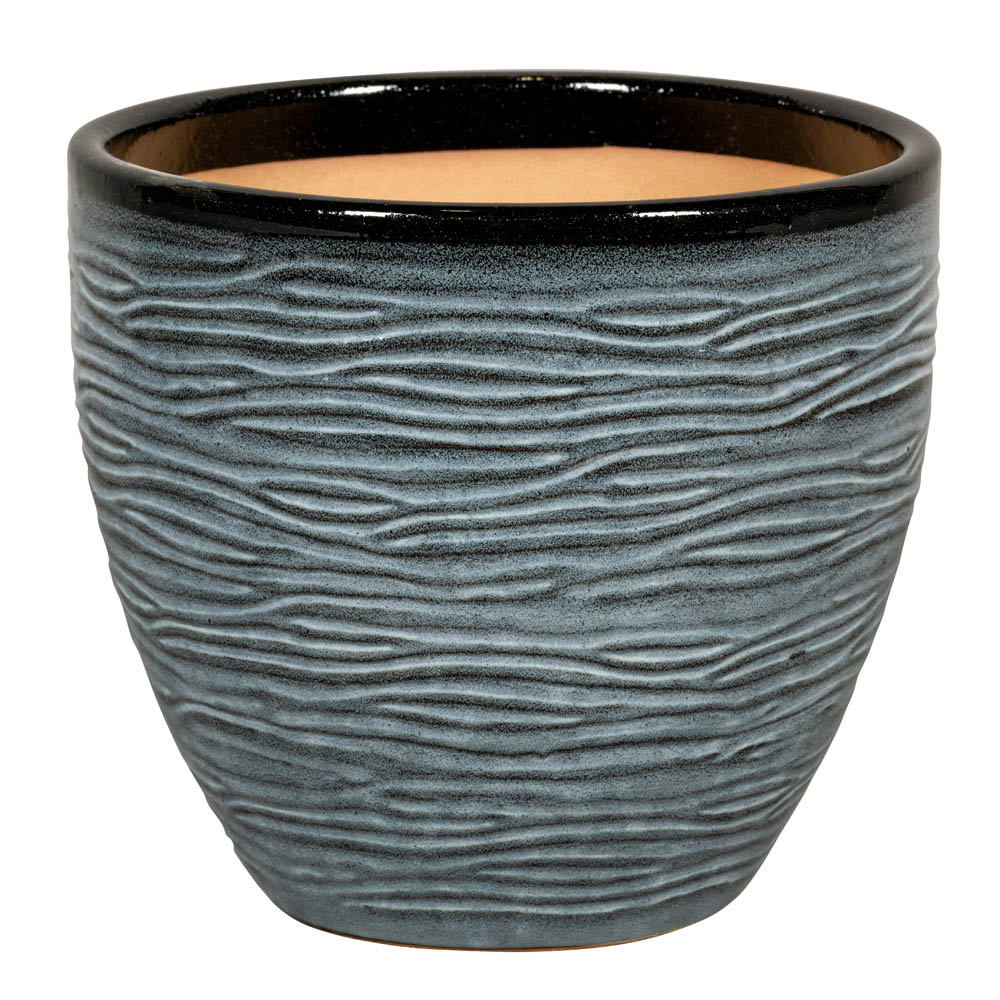 Passion for Pottery Corsica 28G - Bloempot - Grijs - 22 cm