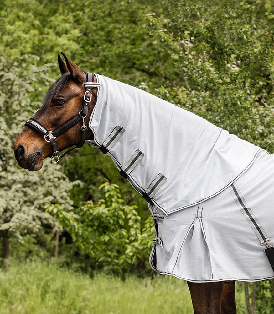 Waldhausen Protect - Vliegendeken Paard - Zilver - Full Waldhausen Protect - Vliegendeken Paard - Zilver - Full