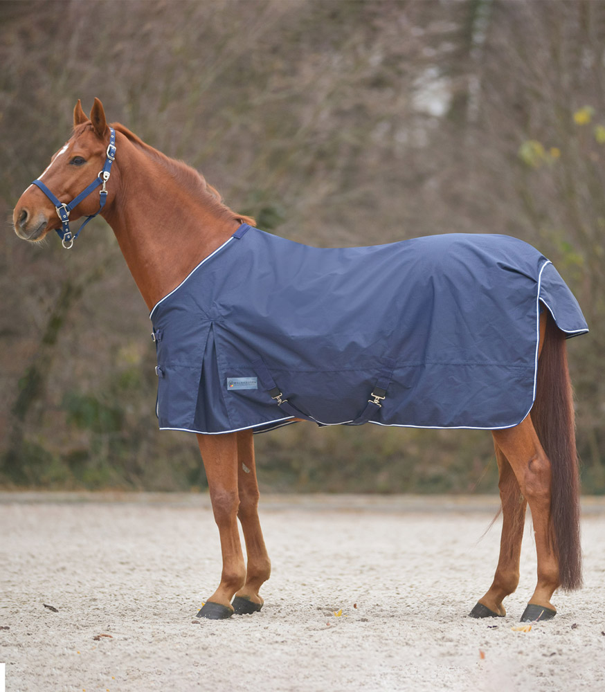 Waldhausen Comfort - Regendeken Paard - Blauw - 95/145 Waldhausen Comfort - Regendeken Paard - Blauw - 95/145