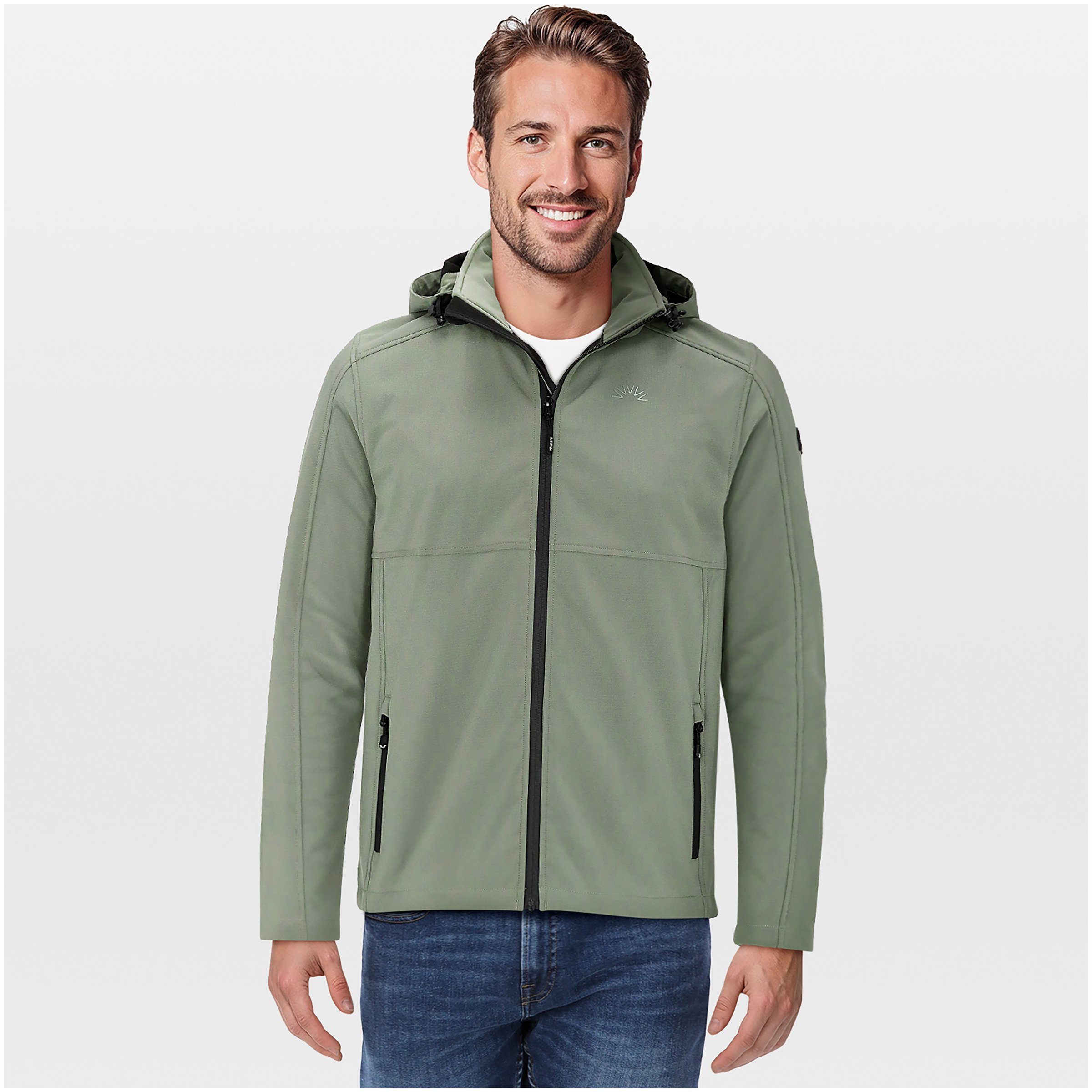 VELESTE Miles - Softshell jas - Groen - 4XL