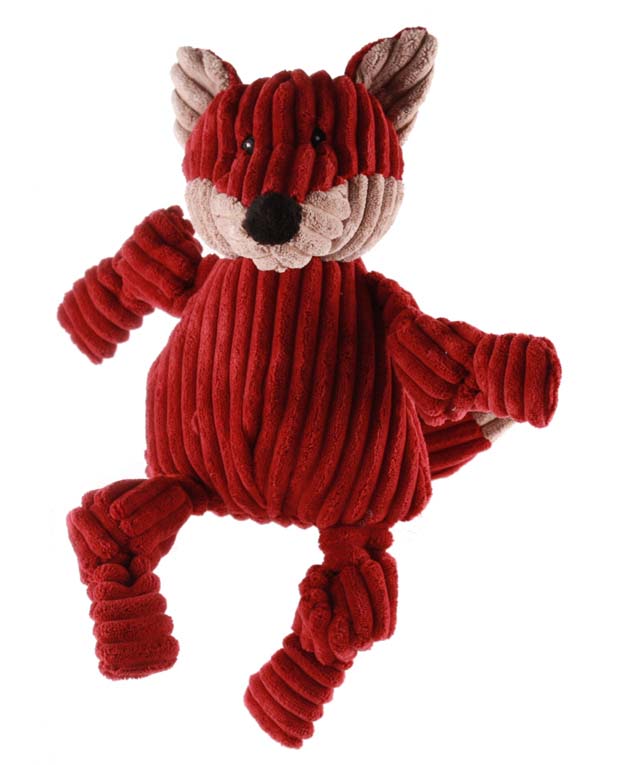 HuggleHound Vos Knuffel - Hondenknuffel - Bruin - 38x13x23 cm