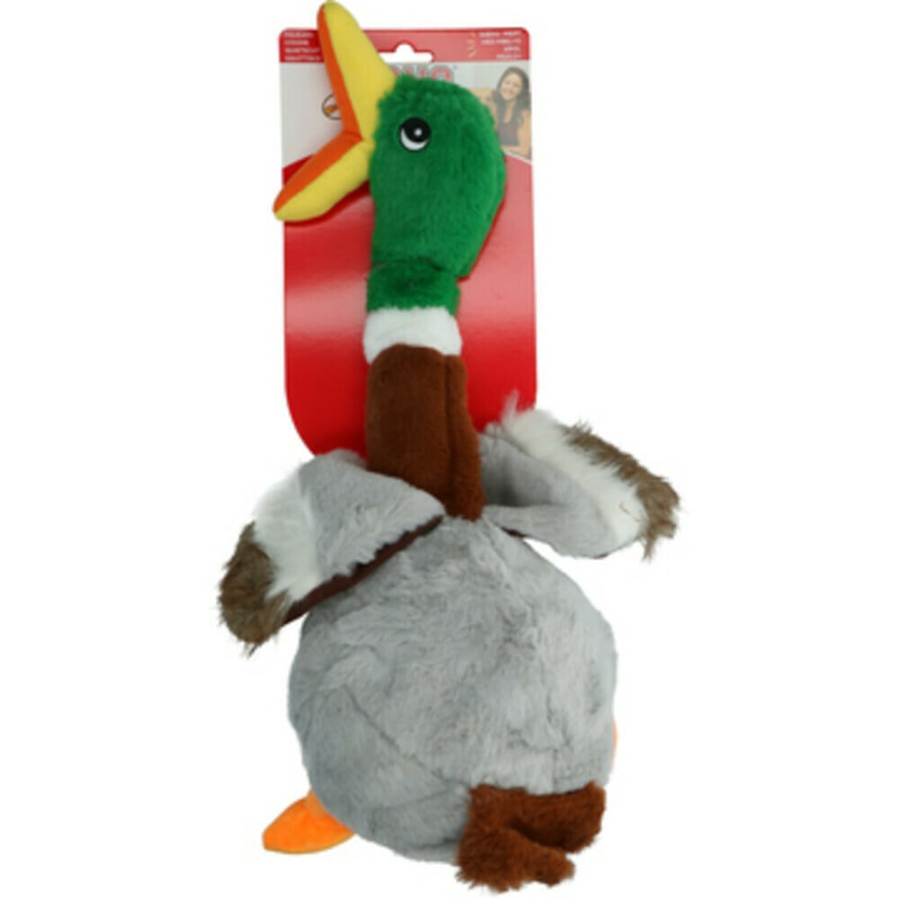 Kong Shakers Honkers Eend - Pluche Knuffel - Hondenspeelgoed - multi - 25x42.5x22 cm - L