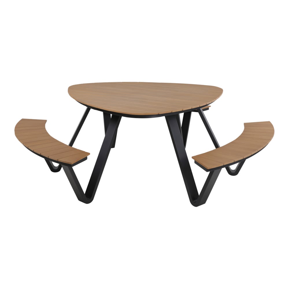 Lesli Living Arezzo - Picknickset - Teaklook - 1x24.5x1 cm