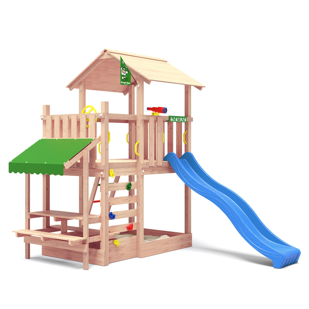 Jungle Gym Hamar Douglas - Speeltoestel - Donker groen - Douglas hout