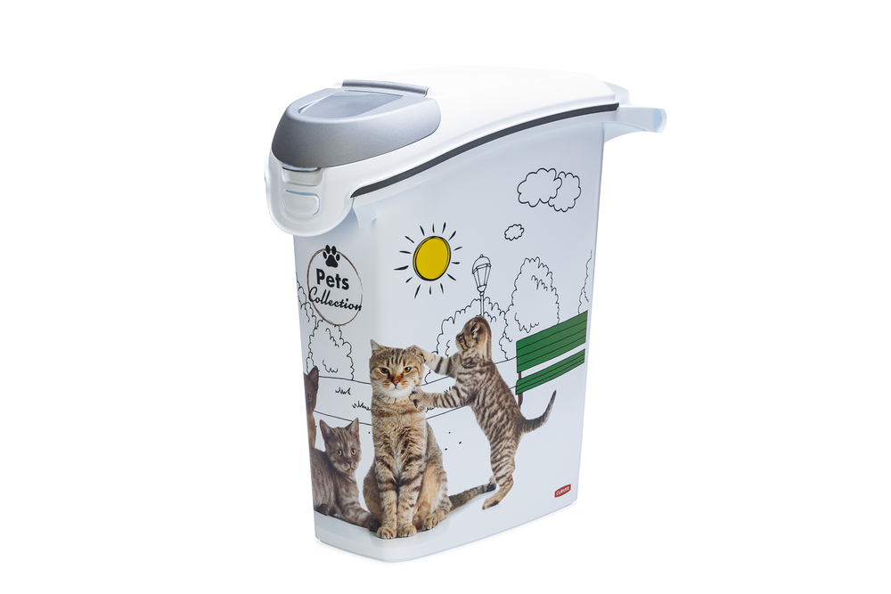 Curver Kat - Voercontainer - 23 l - Wit
