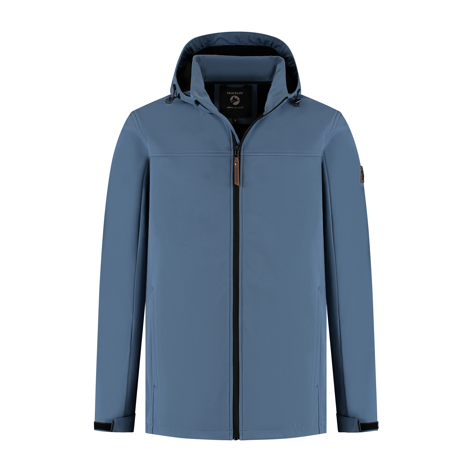 Travelin Mikkel - Softshell jas - Blauw - M