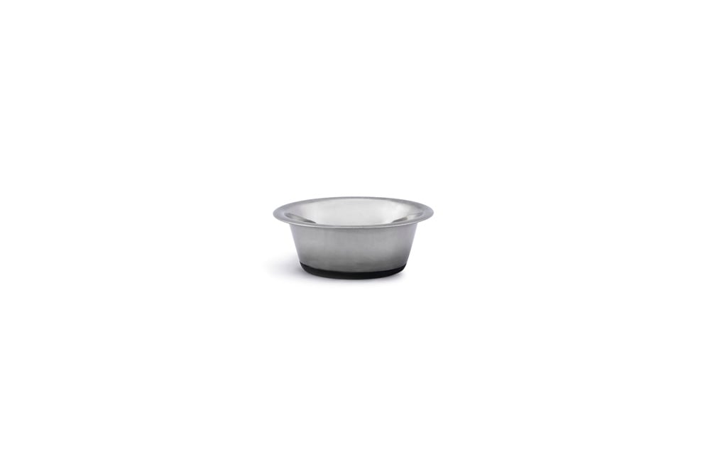 Beeztees Steeldish Antislip - Voerbak - Zilver - 11 cm