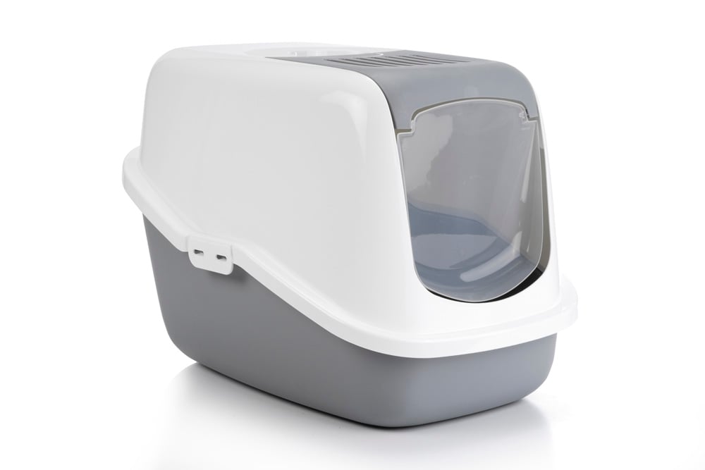 Savic Nestor - Kattentoilet - Grijs Wit - 39x39x56 cm