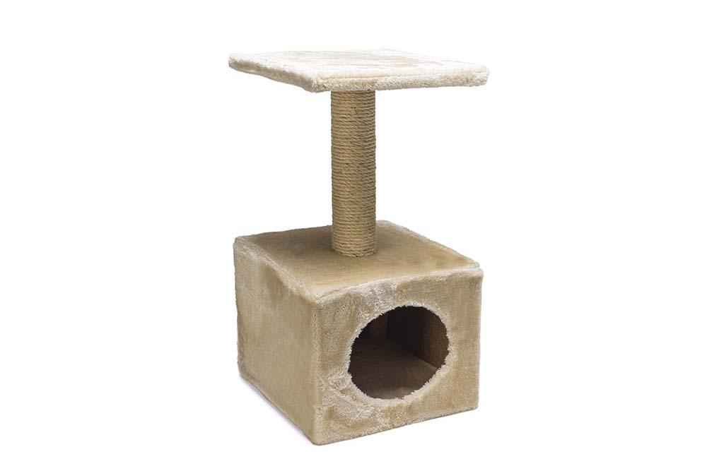 BEEZTEES Christa - Krabpalen & Krabplanken - Beige - 32x32x60 cm