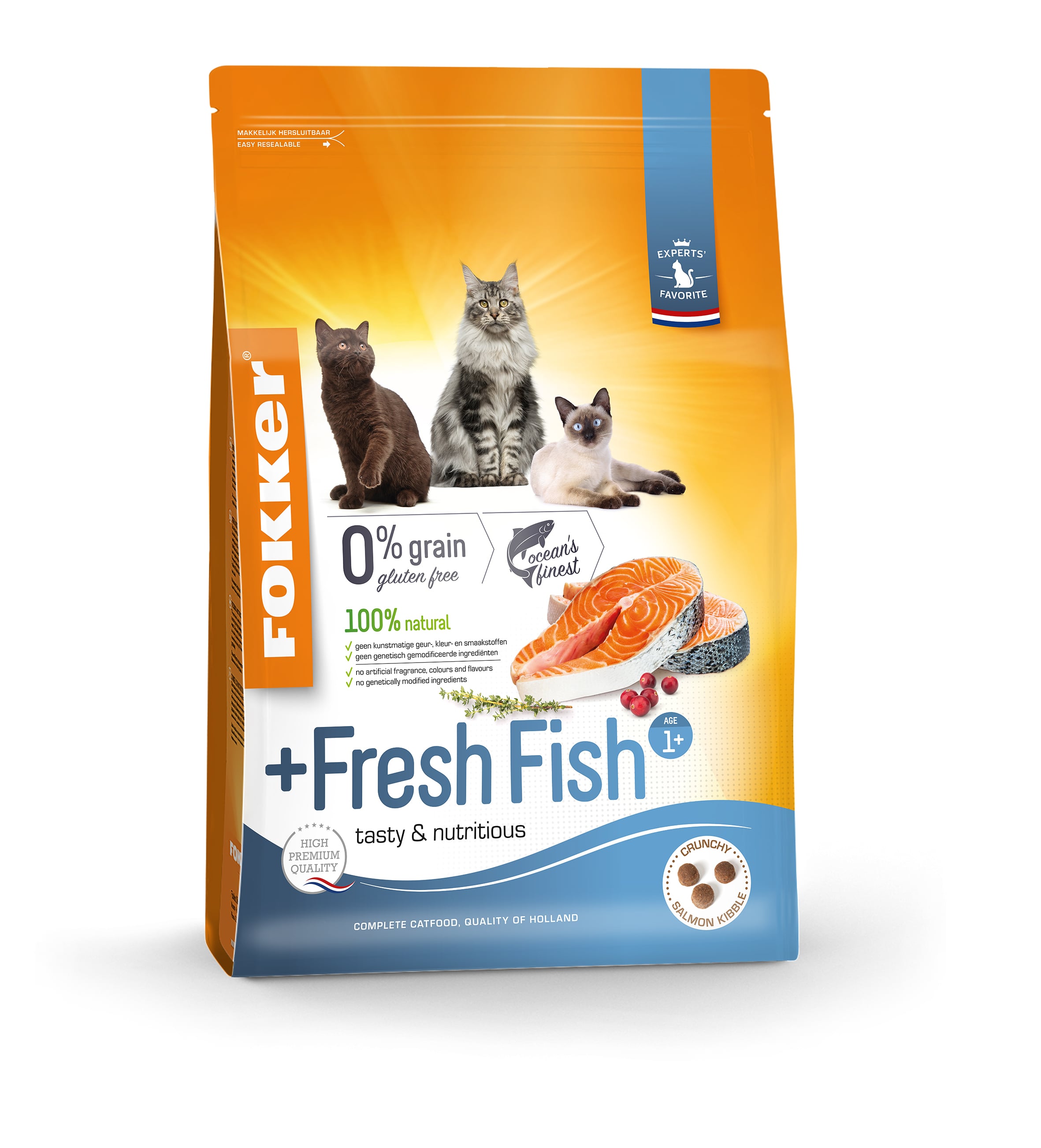 Fokker Fresh Fish - Kattenvoer - 7 Kilogram - zalm