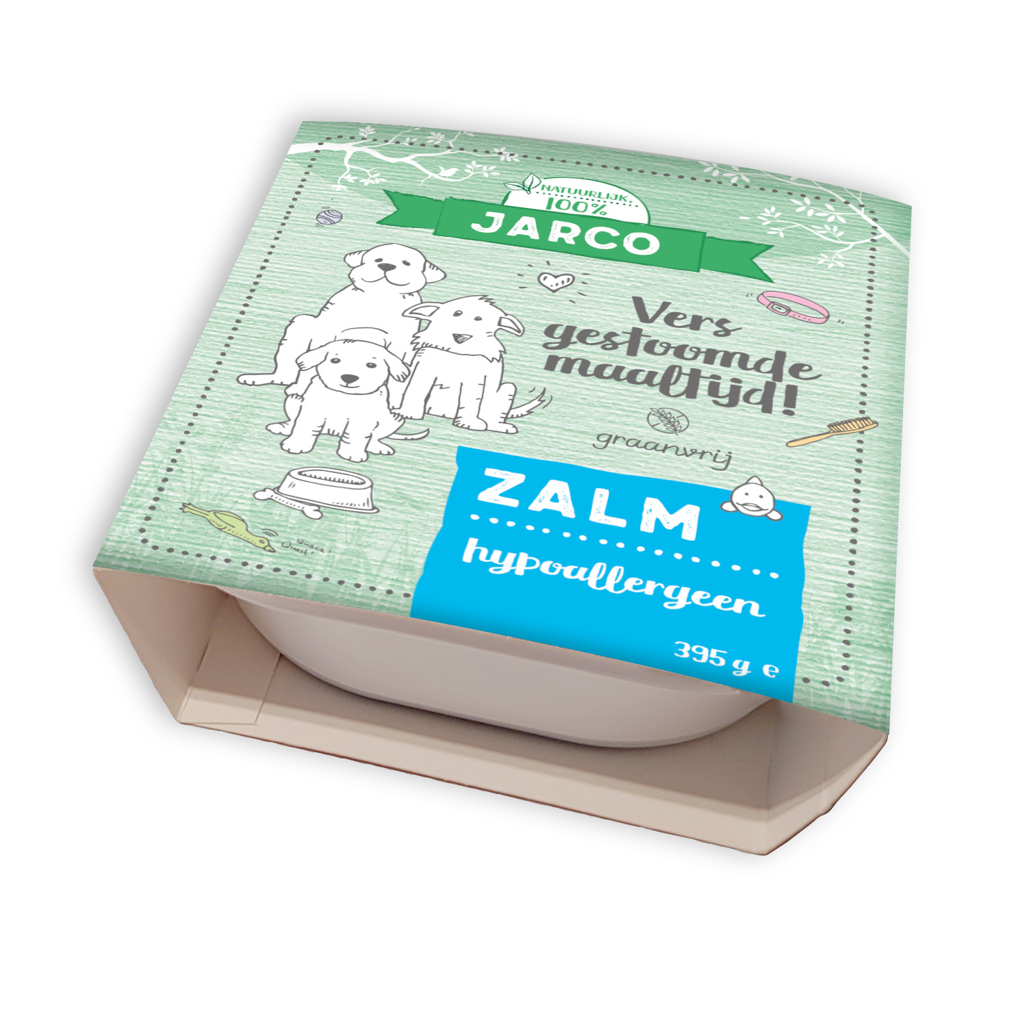 Jarco - Hondenvoer - 395 Gram - Zalm Jarco - Hondenvoer - 395 Gram - Zalm