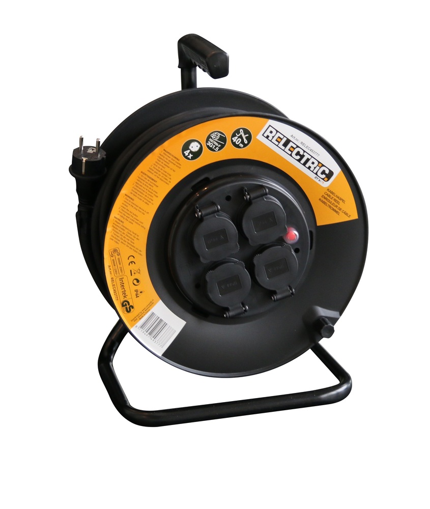 Relectric - Kabelhaspel - 40 m - 4000 cm Relectric - Kabelhaspel - 40 m - 4000 cm