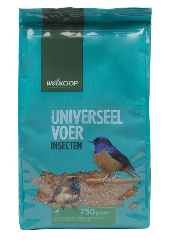 Welkoop Universeelvoer insect - 750 Gram - Insecten