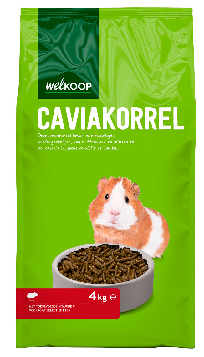Welkoop Caviakorrel + Vitamine C - 4 Kilogram