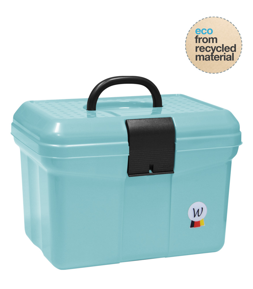 Waldhausen Eco Grooming - Poetskisten Paard - Turquoise - 28x37x24 cm Waldhausen Eco Grooming - Poetskisten Paard - Turquoise - 28x37x24 cm