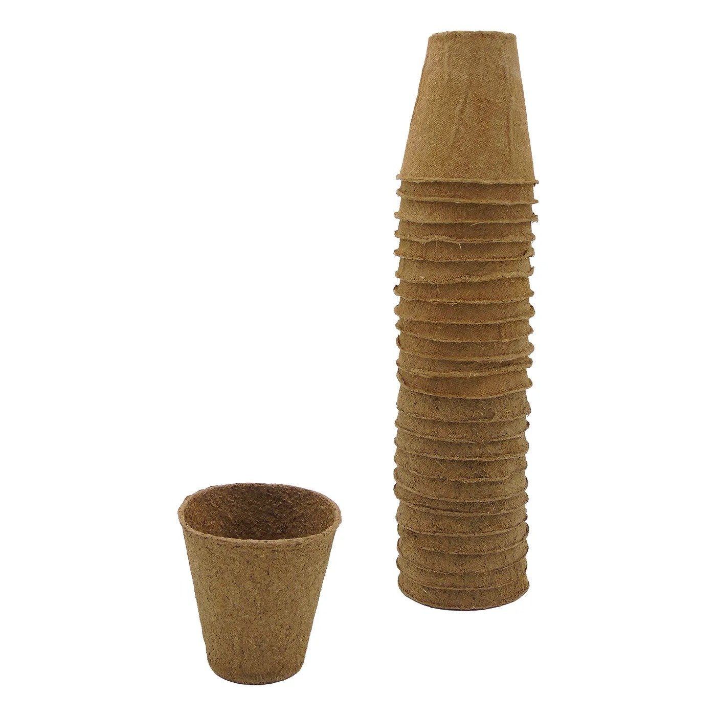 Nature - Turfpotjes - 24 Stuks - 25.5x6.2x25.5 cm
