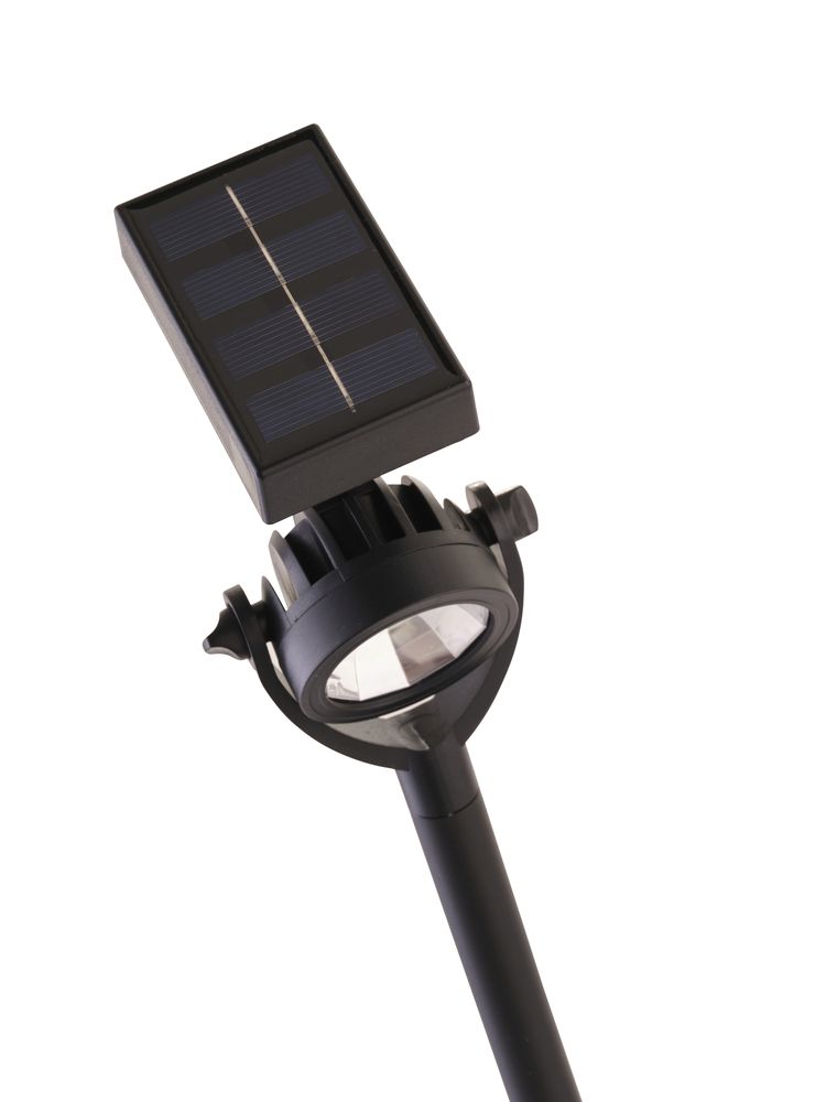 Luxform Zamora - Solar tuinverlichting - Black/Warm White - 29.3x8x6 cm
