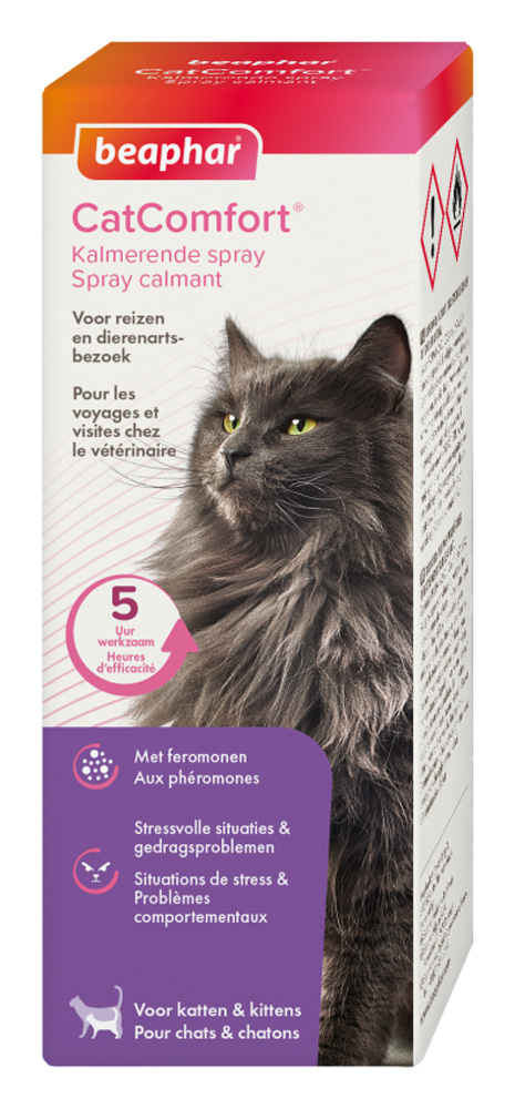 Beaphar CatComfort Spray - Anti Stress - 60 Milliliter Beaphar CatComfort Spray - Anti Stress - 60 Milliliter