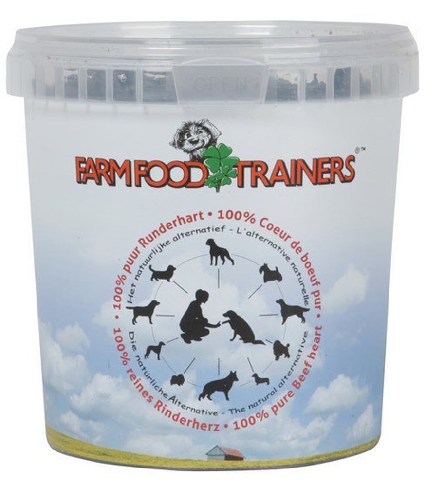 Farm Food Trainers - Hondensnack - 333 Gram - Runderhart Farm Food Trainers - Hondensnack - 333 Gram - Runderhart