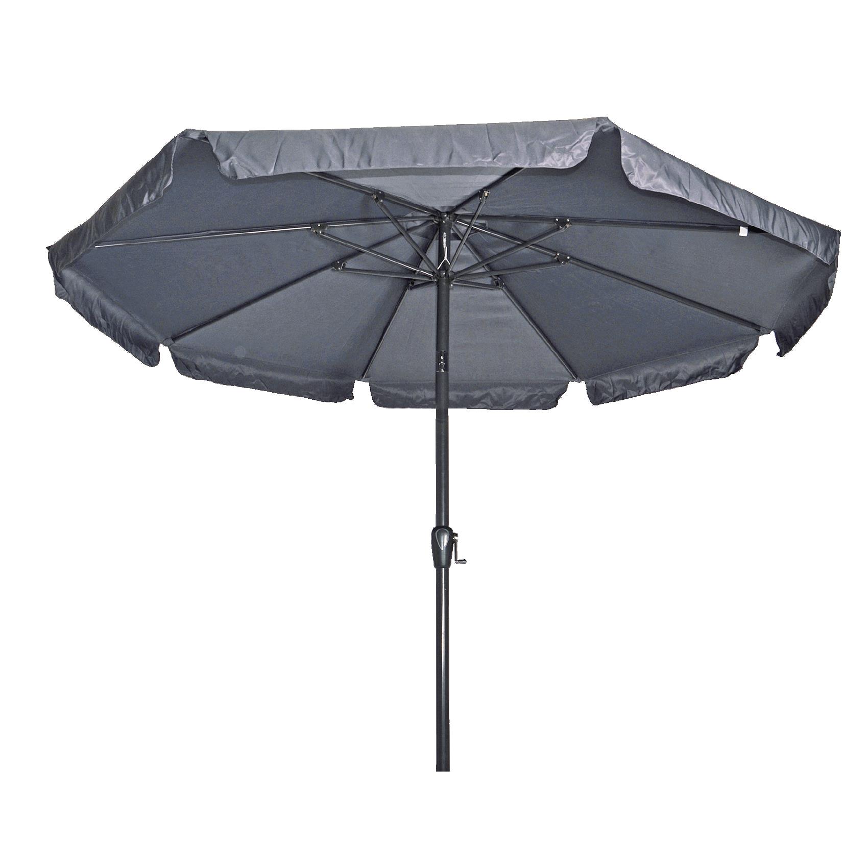 Lesli Living Libra Stokparasol - Parasol - Grijs - 300 cm Lesli Living Libra Stokparasol - Parasol - Grijs - 300 cm