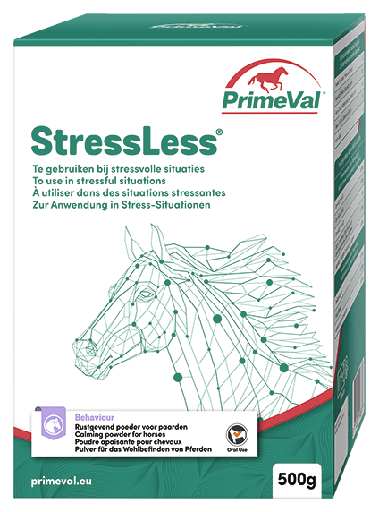 Primeval Stressless Poeder - Kalmeringssupplement - Paard - 0.5 Kilogram - Doos - paard