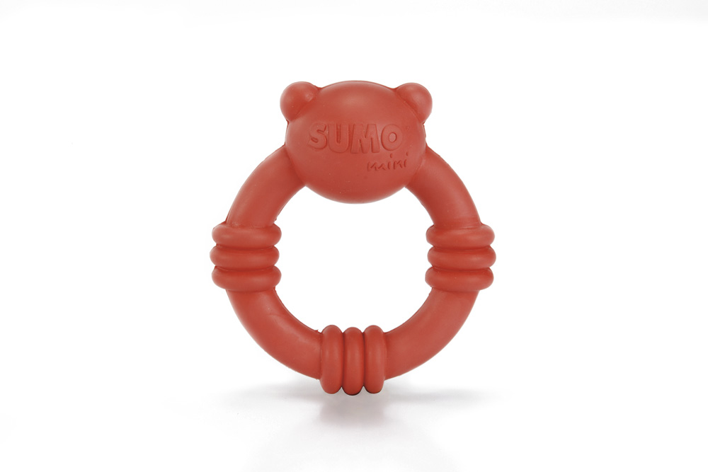 Beeztees Sumo Team Mini - Apporteren - Hondenspeelgoed - rood - 16.4x10.8x3.8 cm