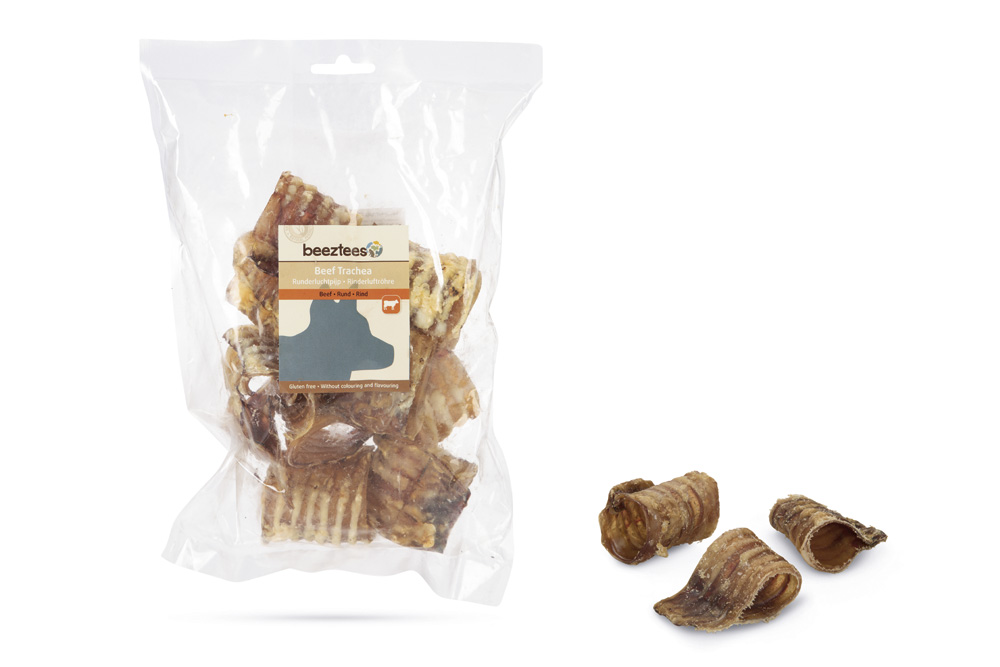 Beeztees Runderluchtpijp- Hondensnack - 200 Gram