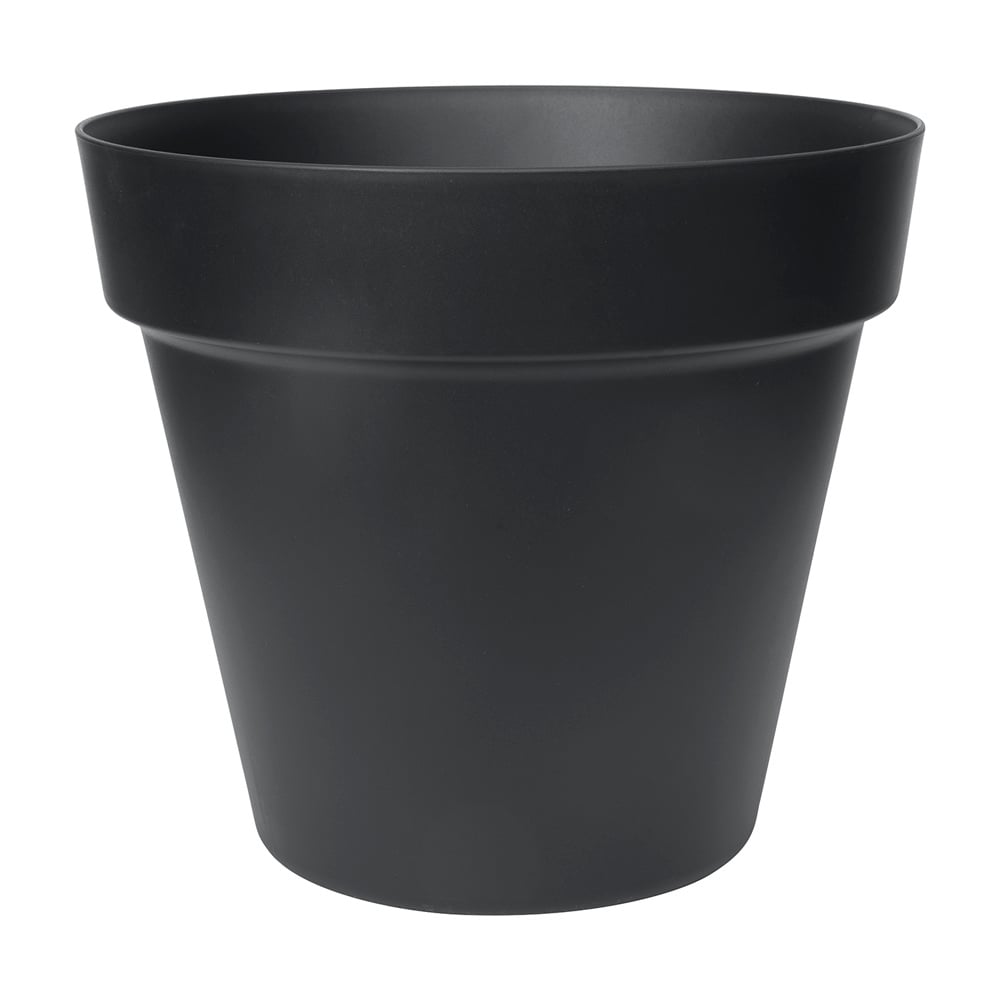 Easyday Smile - Bloempot - Zwart - 25 cm