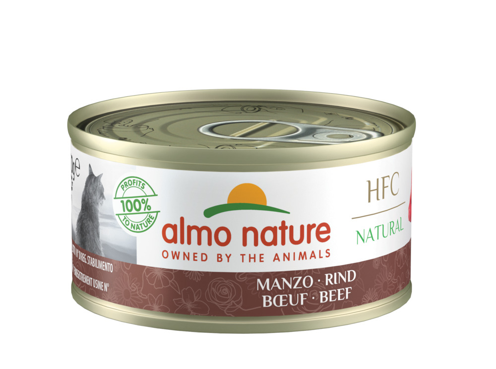 Almo Nature HFC Natural - Kattenvoer - 70 Gram - rund