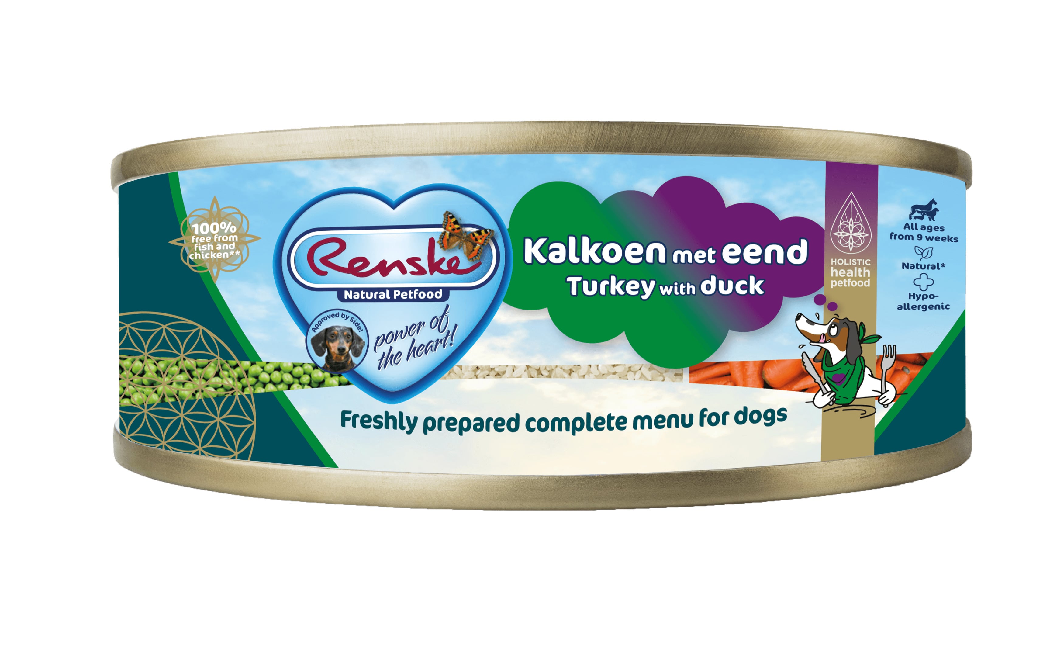 Renske Graanvrij - Hondenvoer - 95 Gram - kalkoen, eend Renske Graanvrij - Hondenvoer - 95 Gram - kalkoen, eend
