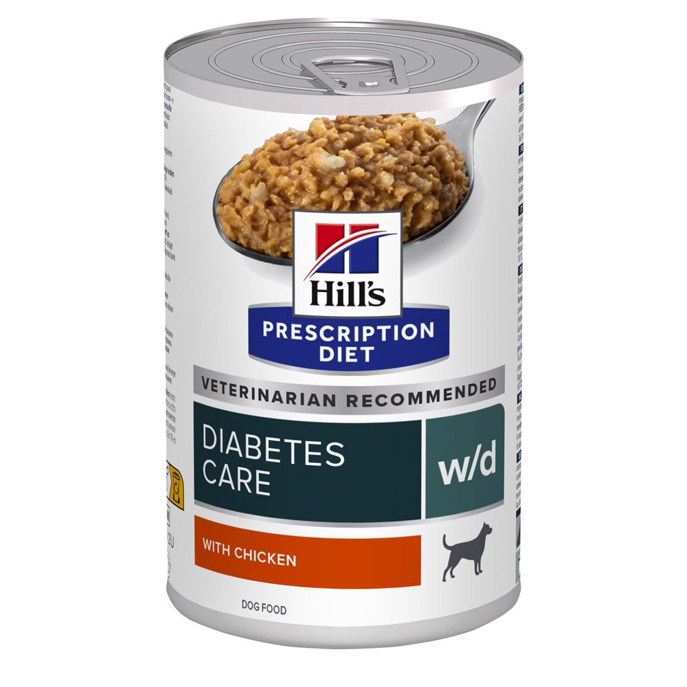 Hill's Prescription Diet  w/d Diabetes Care - Hondenvoer veterinair - 0.37 Kilogram - kip