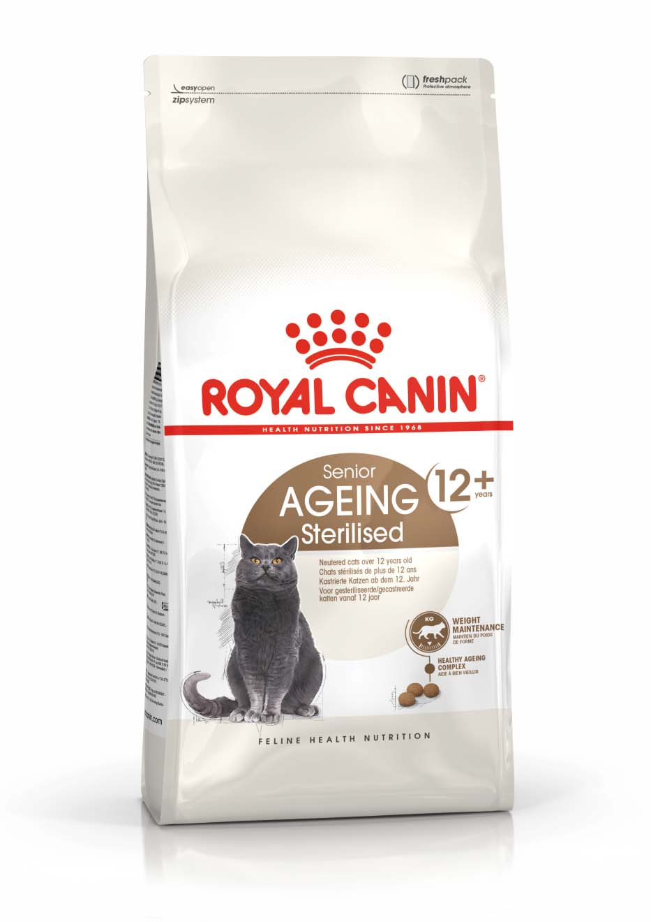Royal Canin Ageing Sterilised 12+ - Kattenvoer - 4 Kilogram - Gevogelte