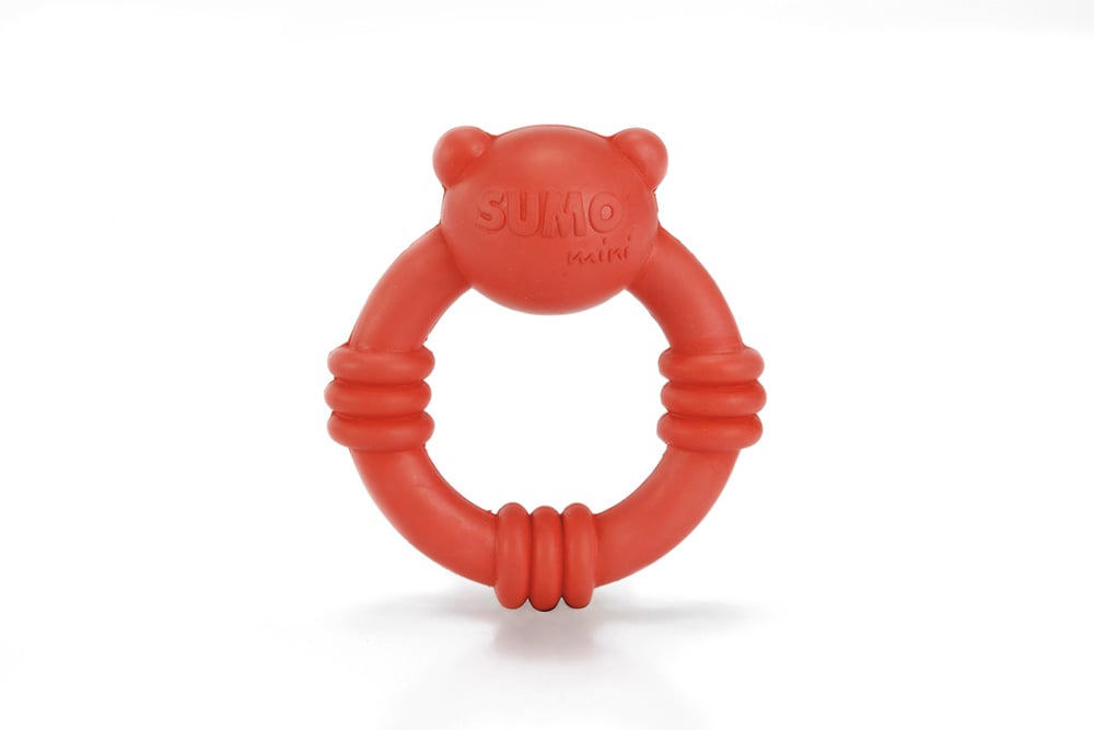 Beeztees Sumo Team Mini - Apporteren - Hondenspeelgoed - rood - 16.4x10.8x3.8 cm