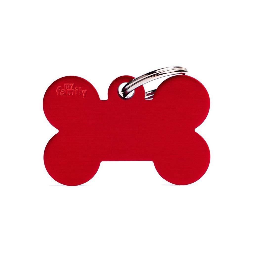 My Family Bot - Hondenpenning - rood - L