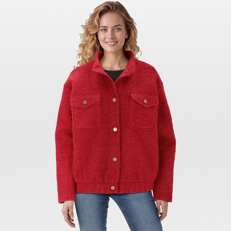 Veleste Lotte - Vest - Rood - 36