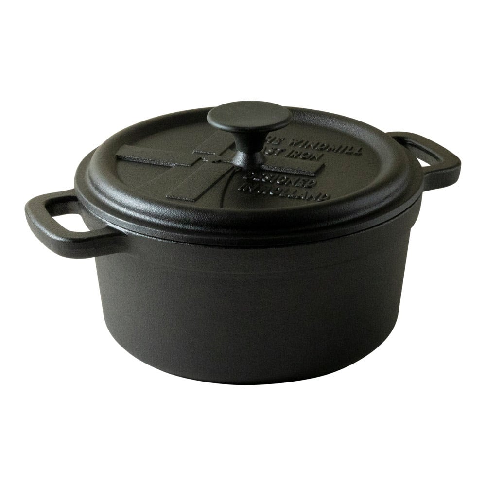 The Windmill Cast Iron BBQ Pan M 2,5L - Zwart - Medium