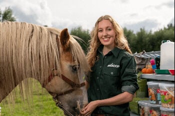 Advies in de winkel - paard