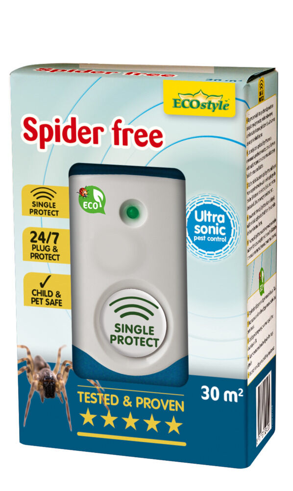 ECOstyle Spider Free Ultrasonic 30 m² - Tegen spinnen ECOstyle Spider Free Ultrasonic 30 m² - Tegen spinnen