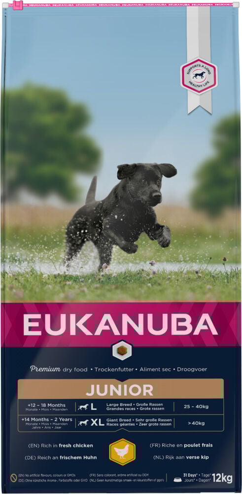 Eukanuba Developing Junior Large Breed - Hondenvoer - 12 Kilogram - kip Eukanuba Developing Junior Large Breed - Hondenvoer - 12 Kilogram - kip