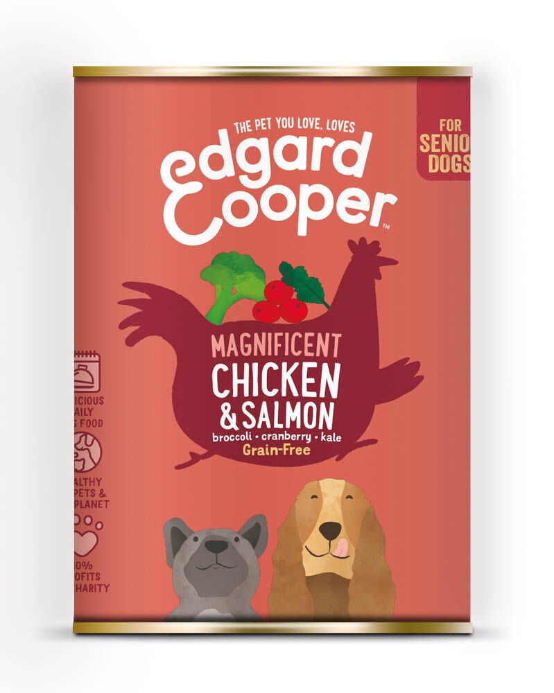 Edgard & Cooper Senior - Hondenvoer - 400 Gram - zalm, kip Edgard & Cooper Senior - Hondenvoer - 400 Gram - zalm, kip
