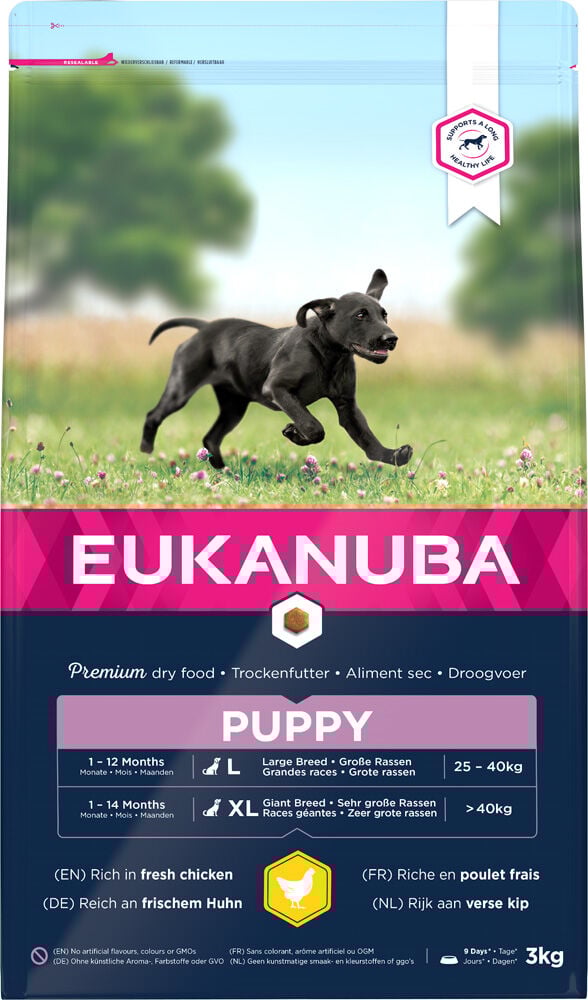 Eukanuba Growing Puppy Large - Hondenvoer - 3 Kilogram - kip Eukanuba Growing Puppy Large - Hondenvoer - 3 Kilogram - kip