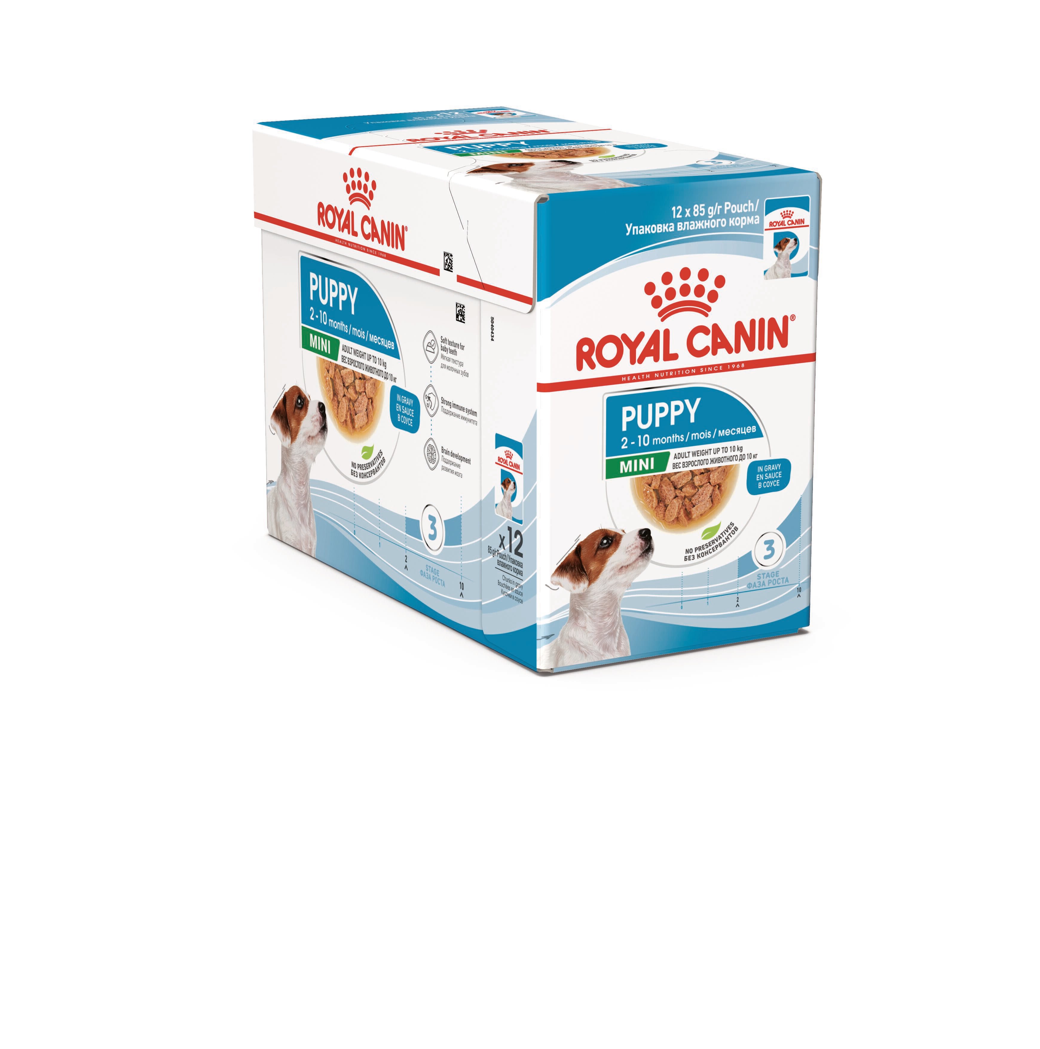 Royal Canin Mini Puppy - Hondenvoer - 12x85 gram - 1020 Gram - gevogelte Royal Canin Mini Puppy - Hondenvoer - 12x85 gram - 1020 Gram - gevogelte